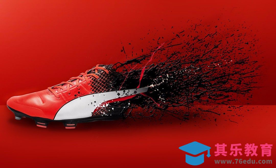 PS-运动鞋飞溅特效·酷炫[虎课网平面设计视频教程][图片排版配色MP4高清全集 ]-第1张图片-我要自学网