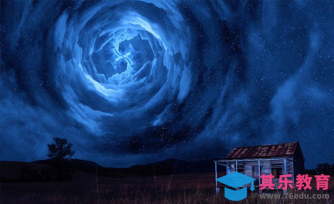 PS-教你制作夜空虫洞特效[虎课网最新视频教程][免费高清MP4教程全集 ]-第1张图片-我要自学网