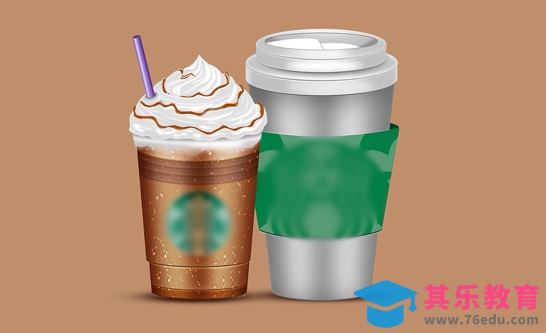 PS-鼠绘咖啡杯[虎课网电商产品精修视频教程][最新PS修图教程全集MP4 ]-第1张图片-我要自学网