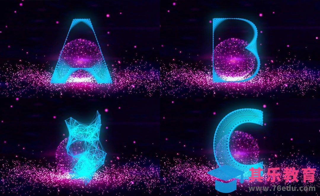 AE-粒子动态文字[虎课网影视动画制作视频教程][MP4影视拍摄教程全集 ]-第1张图片-我要自学网