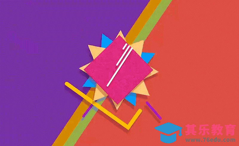 AE-简约多彩开场LOGO动画[虎课网影视动画制作视频教程][MP4影视拍摄教程全集 ]-第1张图片-我要自学网