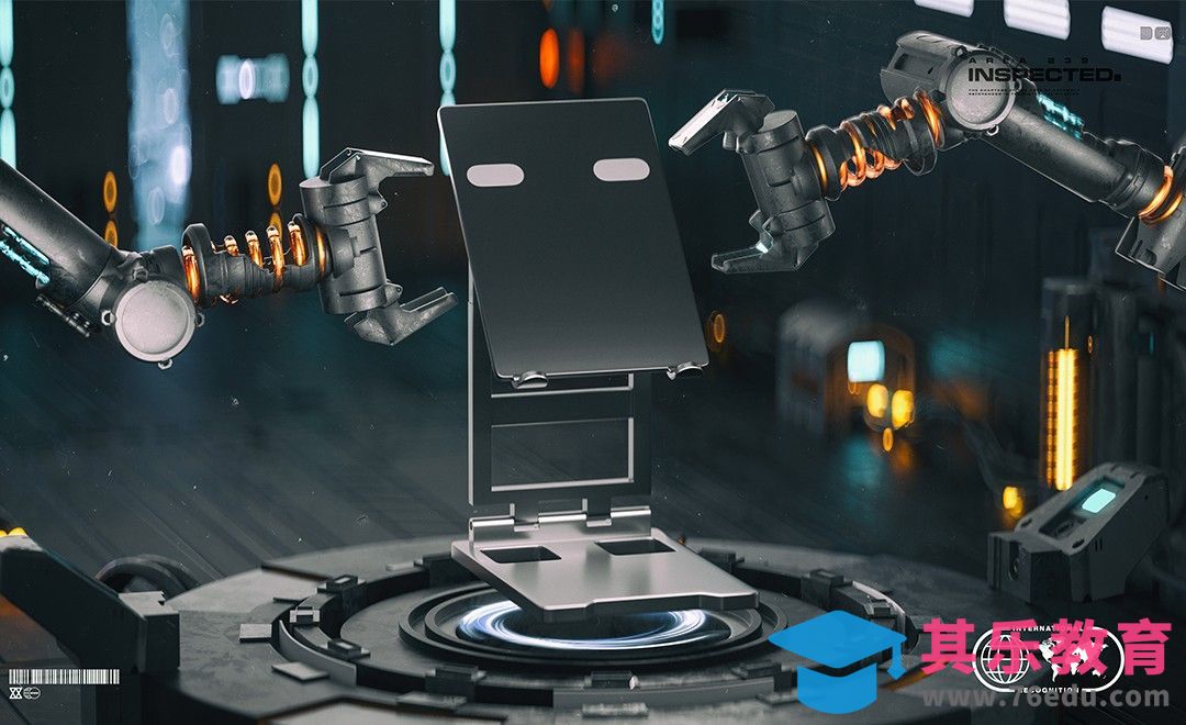 C4D+OC-手机支架建模[虎课网C4D设计视频教程][产品数码建模MP4教程全集 ]-第1张图片-我要自学网