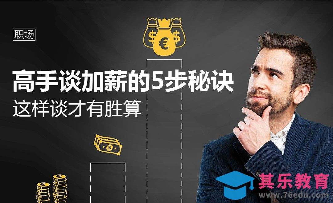 高手谈加薪的5步秘诀，这样谈才有胜算[虎课网办公职场视频教程][办公职场教程全集MP4 ]-第1张图片-我要自学网