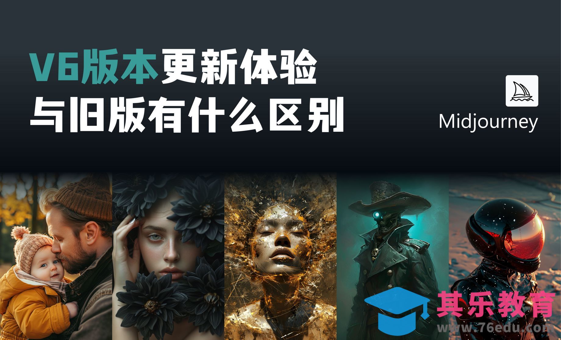 Midjourney重大更新-V6[ALPHA]版本体验[虎课网AICG人工智能视频教程][MP4高清全集 ]-第1张图片-我要自学网