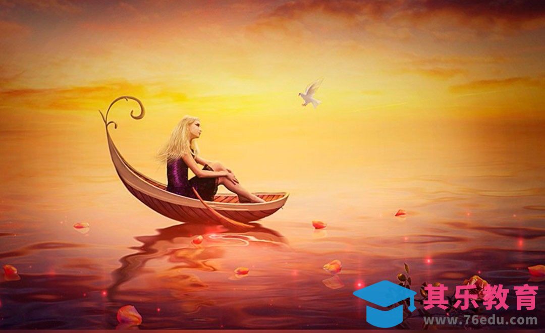 PS-沧海遗舟意境合成[平面设计视频教程][海报设计MP4高清全集 ]-第1张图片-我要自学网