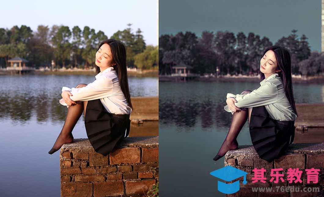 PS-湖边人像光影塑造[虎课网手机摄影入门视频教程][MP4产品摄影教程全集 ]-第1张图片-我要自学网