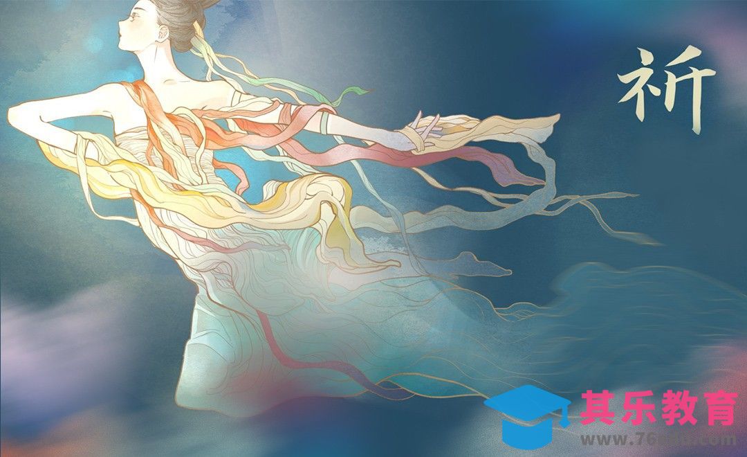 SAI-板绘国风插画-水中洛神线稿[虎课网绘画插画视频教程][ipad商业插画MP4教程全集 ]-第1张图片-我要自学网