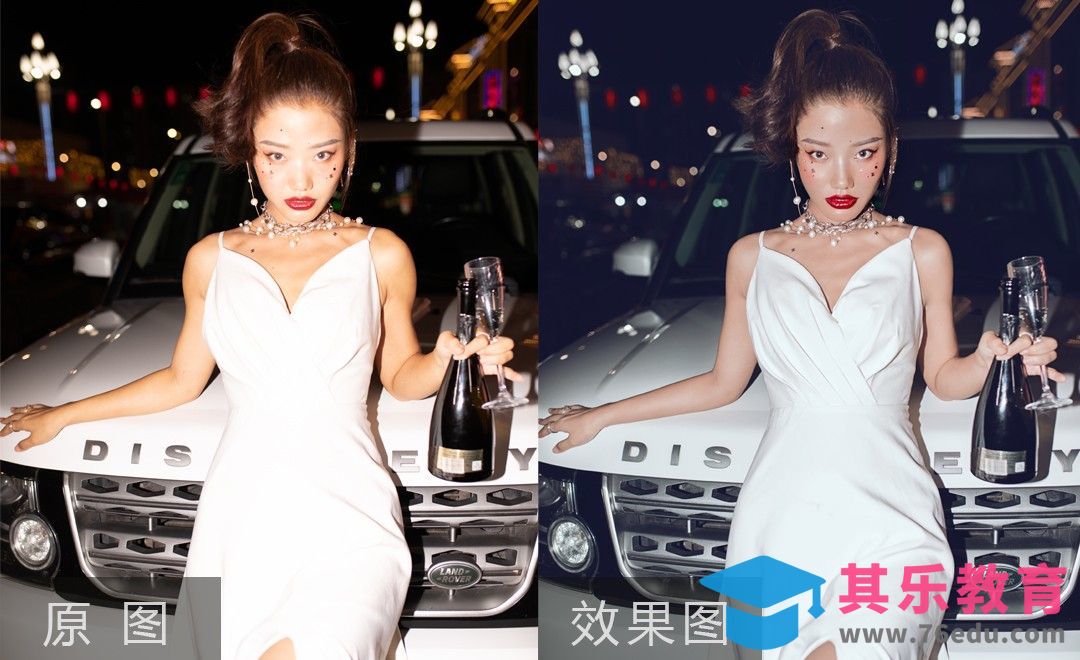 PS-影楼样片夜景人像后期修图[虎课网手机摄影入门视频教程][MP4产品摄影教程全集 ]-第1张图片-我要自学网