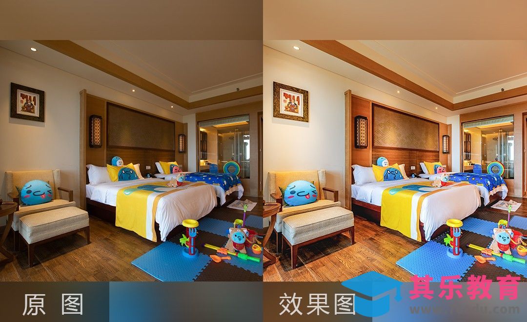 PS-酒店展示图怎么修[虎课网手机摄影入门视频教程][MP4产品摄影教程全集 ]-第1张图片-我要自学网