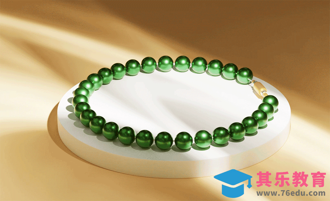 Blender-珍珠手链建模渲染[虎课网Blender视频教程][Blender建模教程MP4教程全集 ]-第1张图片-我要自学网