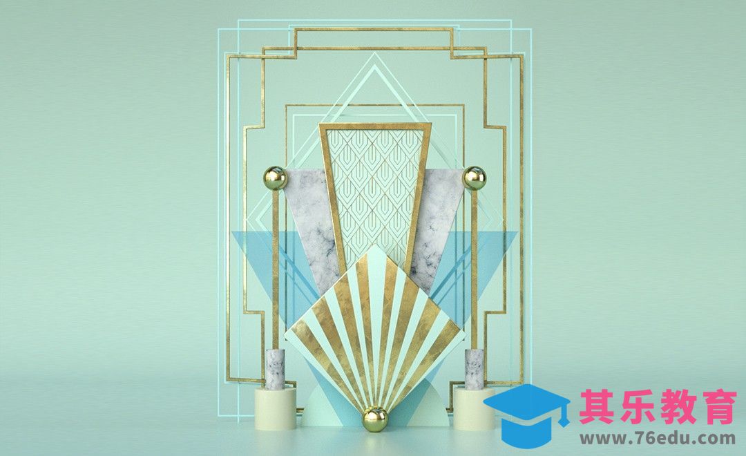 C4D+OC-大理石场景[虎课网C4D设计视频教程][产品数码建模MP4教程全集 ]-第1张图片-我要自学网