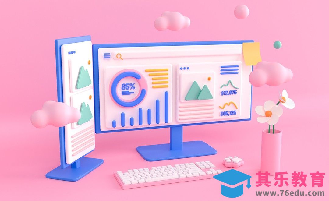 Blender+AI-电脑桌面建模[虎课网Blender视频教程][Blender建模教程MP4教程全集 ]-第1张图片-我要自学网