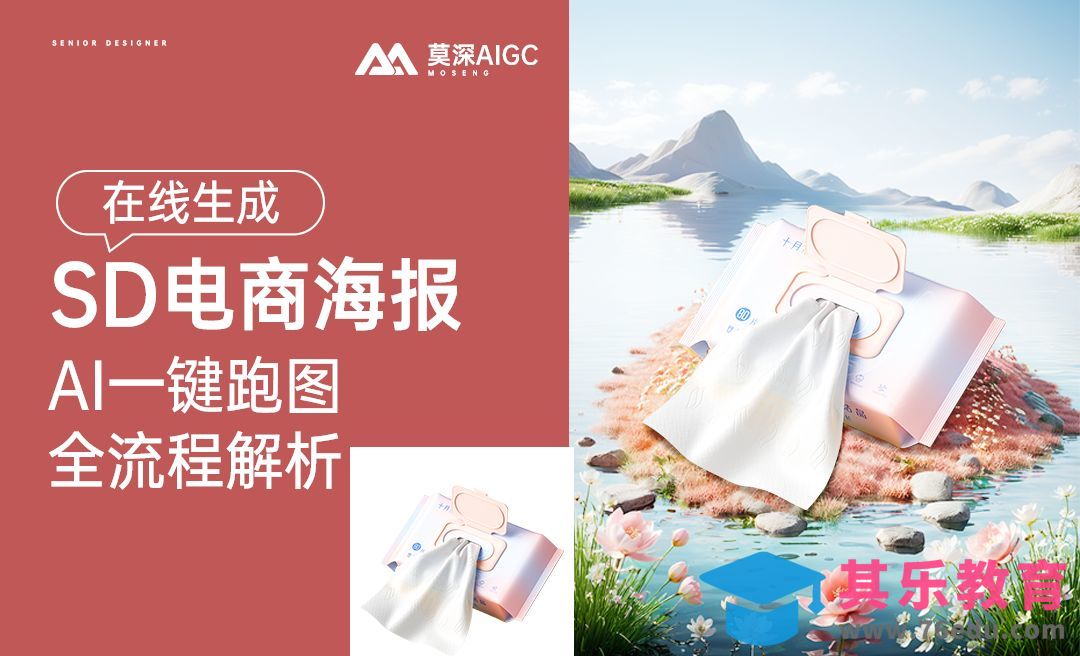SD-电商海报母婴类目快速生成[虎课网AICG人工智能视频教程][MP4高清全集 ]-第1张图片-我要自学网