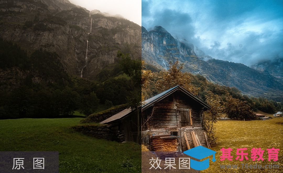 PS+LR-冷暖对比田园风光摄影后期[虎课网手机摄影入门视频教程][MP4产品摄影教程全集 ]-第1张图片-我要自学网