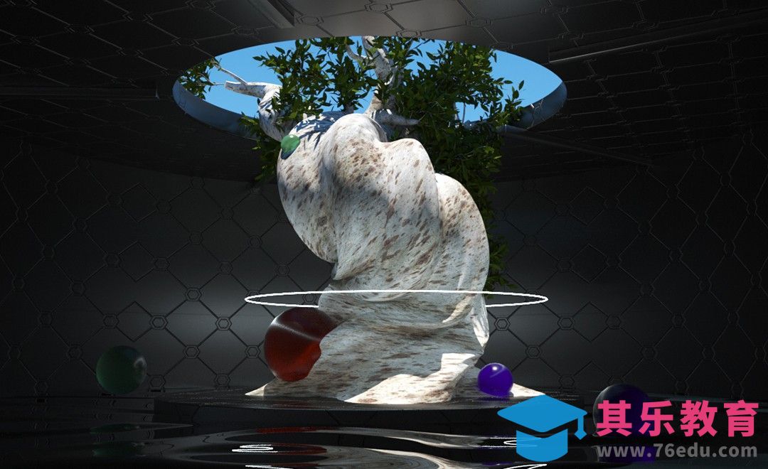 C4D-超现实场景制作[虎课网C4D设计视频教程][产品数码建模MP4教程全集 ]-第1张图片-我要自学网