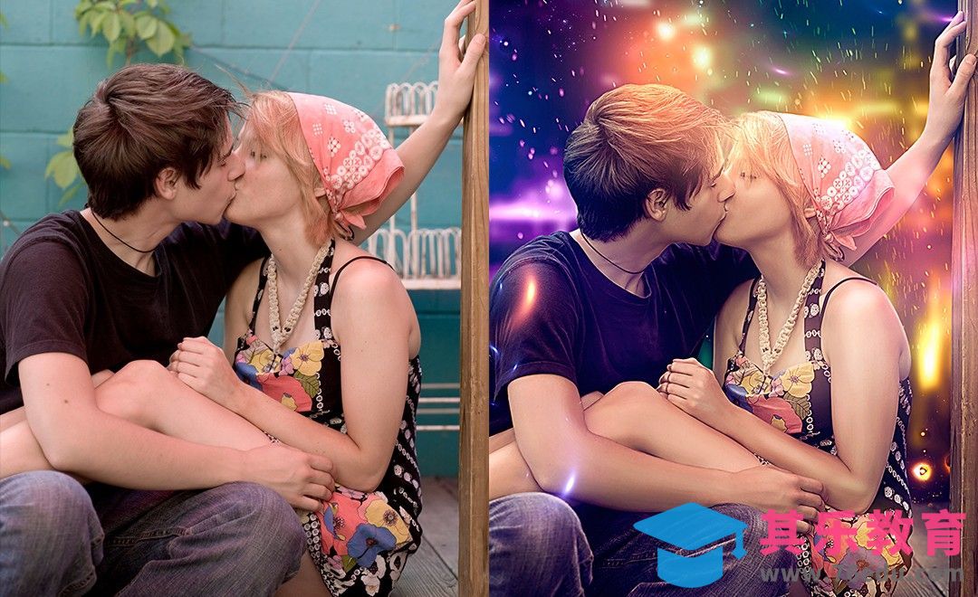 PS-浪漫街拍情侣后期修片[虎课网手机摄影入门视频教程][MP4产品摄影教程全集 ]-第1张图片-我要自学网