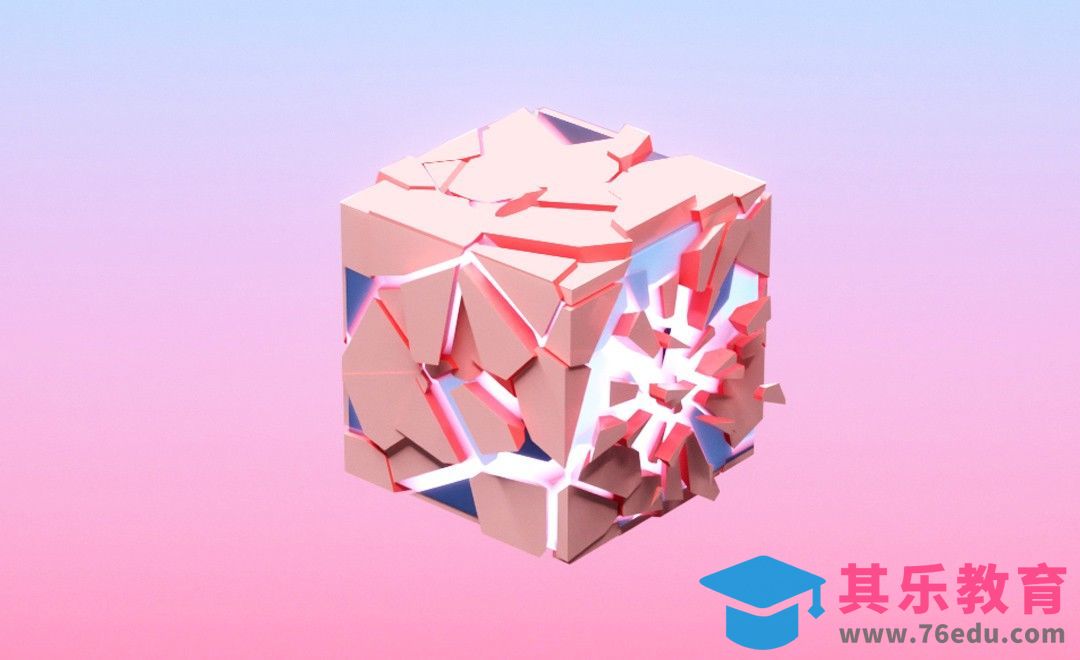 C4D+OC-冲击波破碎效果制作[虎课网C4D设计视频教程][产品数码建模MP4教程全集 ]-第1张图片-我要自学网