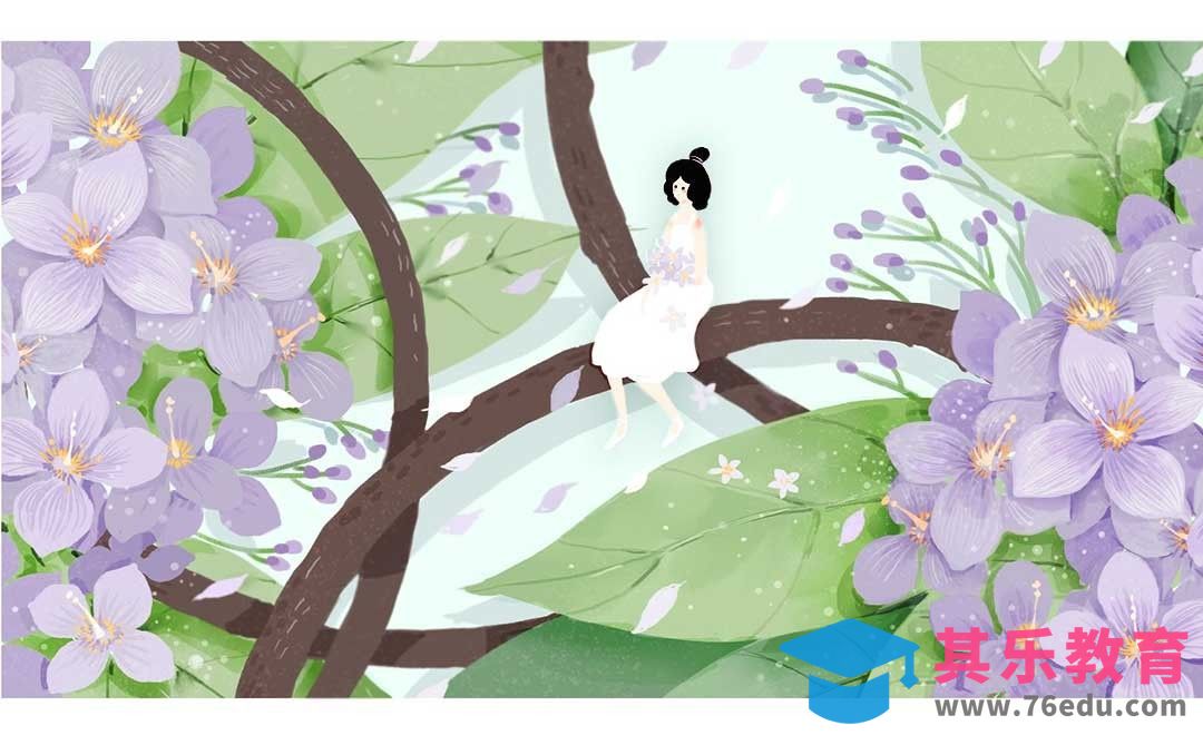 PS-板绘-小清新可爱插画-繁花[虎课网绘画插画视频教程][ipad商业插画MP4教程全集 ]-第1张图片-我要自学网