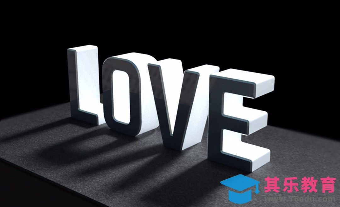 PS-LED灯效LOVE[虎课网平面设计视频教程][字体设计教程MP4高清全集 ]-第1张图片-我要自学网