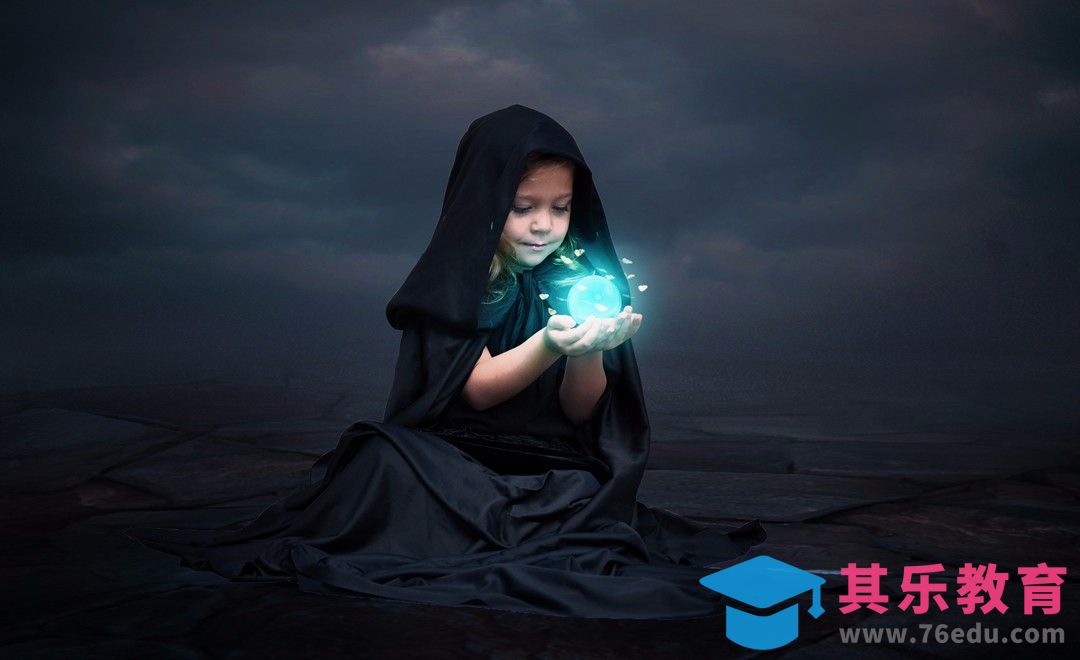 PS-女孩手中的水晶球[平面设计视频教程][海报设计MP4高清全集 ]-第1张图片-我要自学网