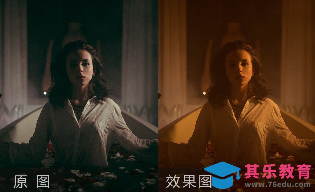 PS-浴室人像后期复古色调[虎课网手机摄影入门视频教程][MP4产品摄影教程全集 ]-第1张图片-我要自学网