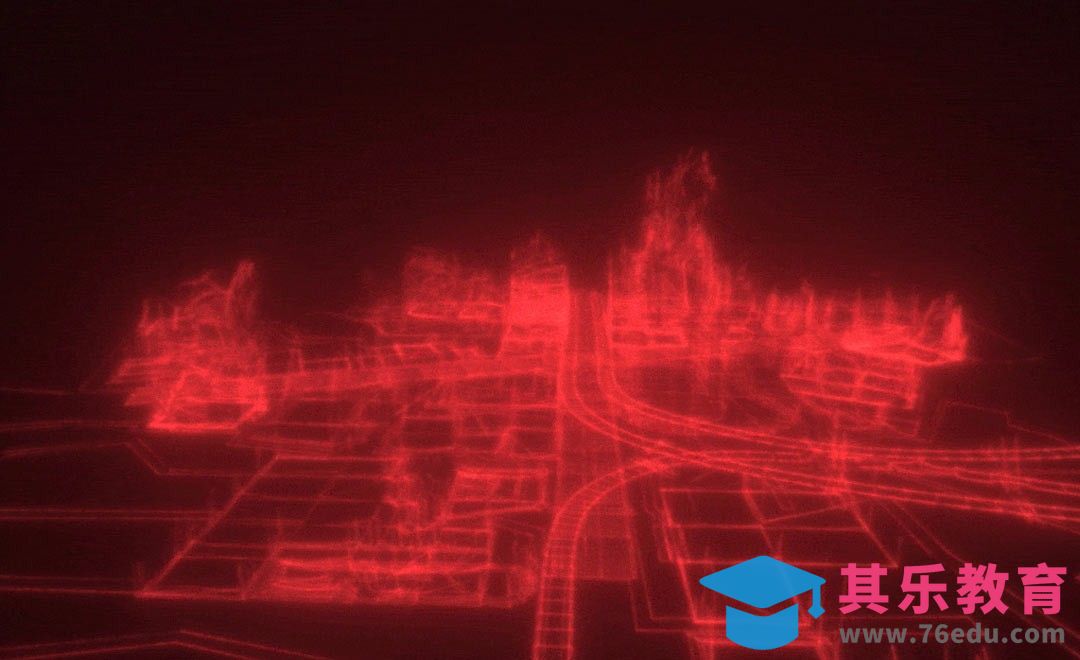 C4D-平地起高楼-线条动画[虎课网C4D设计视频教程][产品数码建模MP4教程全集 ]-第1张图片-我要自学网