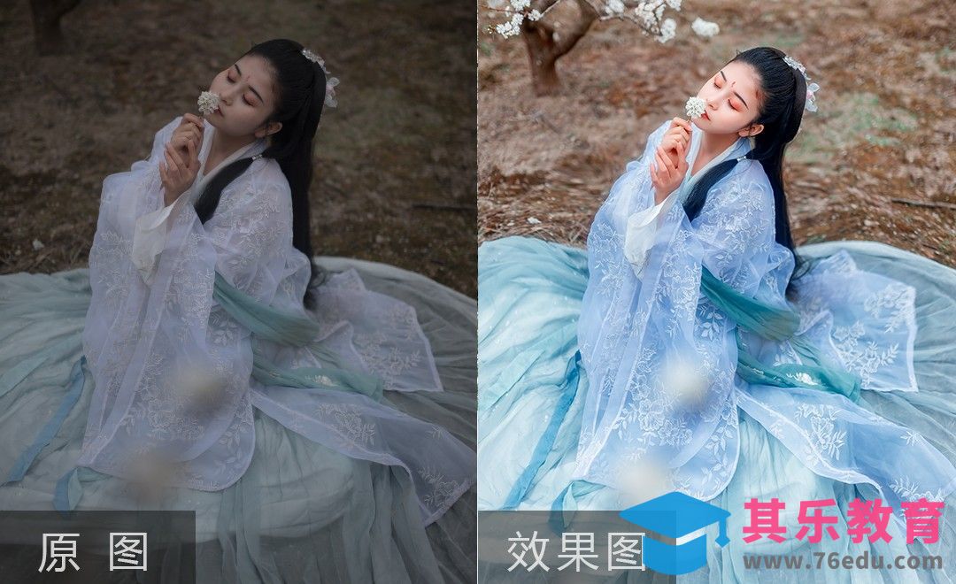 PS-俯拍古风人像摄影后期教学[虎课网手机摄影入门视频教程][MP4产品摄影教程全集 ]-第1张图片-我要自学网