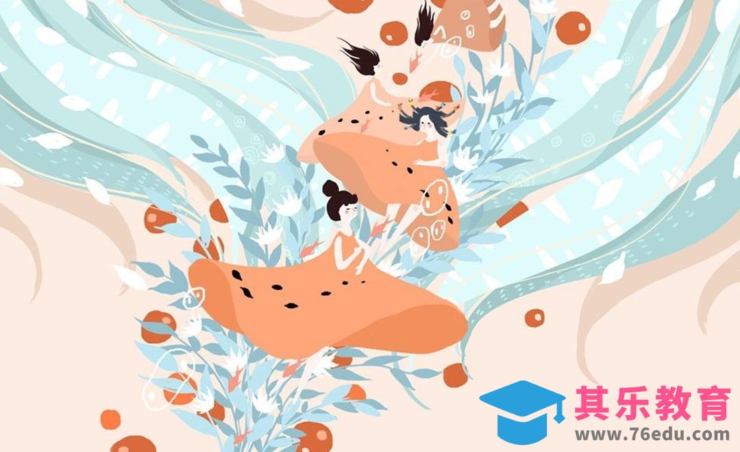 PS-板绘插画-小清新梦[虎课网绘画插画视频教程][ipad商业插画MP4教程全集 ]-第1张图片-我要自学网