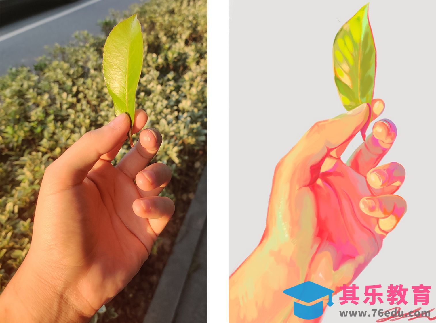 PS-板绘-手部光影练习[虎课网绘画插画视频教程][ipad商业插画MP4教程全集 ]-第1张图片-我要自学网