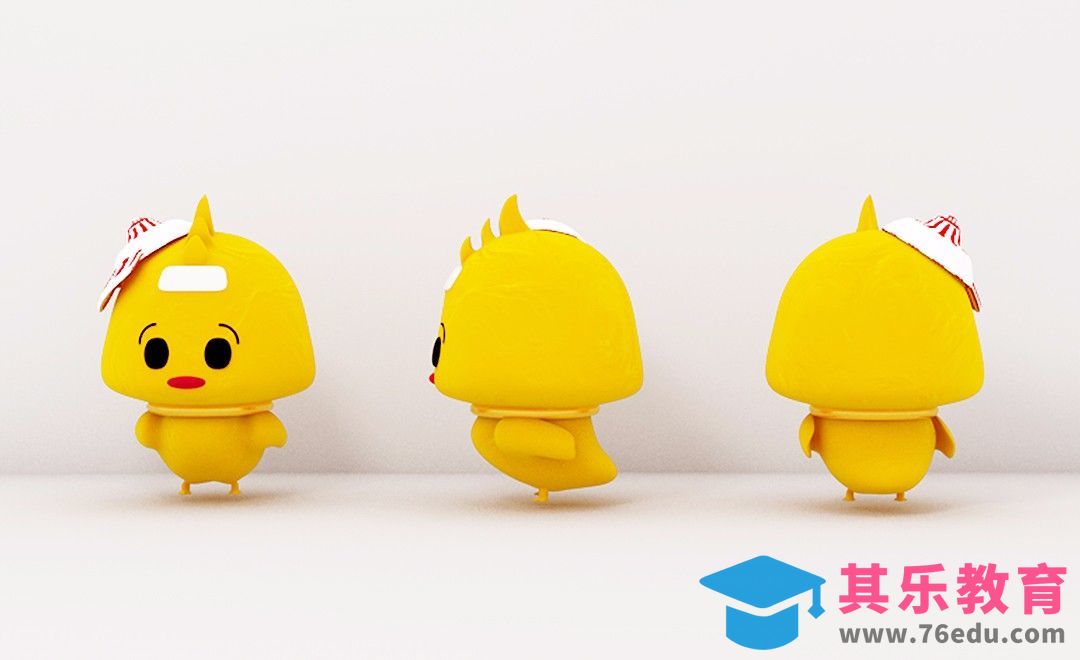 C4D-呆萌小鸡建模 卡通人物设定[虎课网C4D设计视频教程][产品数码建模MP4教程全集 ]-第1张图片-我要自学网