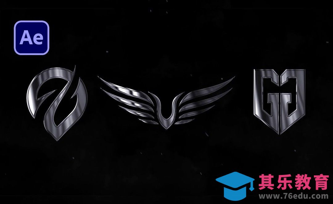 AE-金属光泽logo动画制作[虎课网最新视频教程][免费高清MP4教程全集 ]-第1张图片-我要自学网