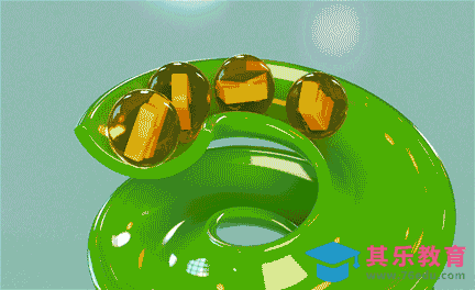 C4D-动力学滑梯动效[虎课网影视动画制作视频教程][MP4影视拍摄教程全集 ]-第1张图片-我要自学网