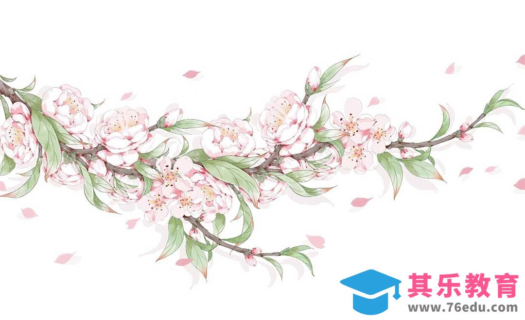 PS+SAI小清新水彩风桃花教程[虎课网绘画插画视频教程][ipad商业插画MP4教程全集 ]-第1张图片-我要自学网