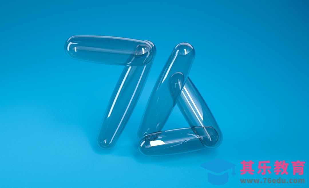 C4D-玻璃胶囊字体76[虎课网C4D设计视频教程][产品数码建模MP4教程全集 ]-第1张图片-我要自学网