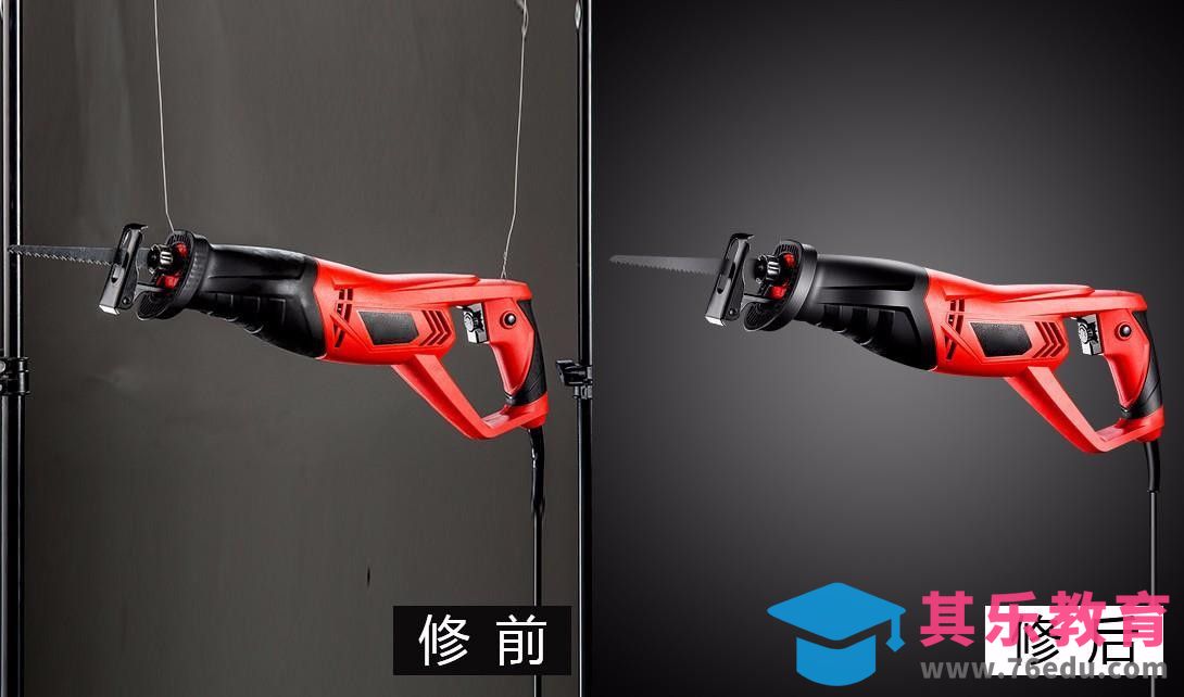 PS-电动锯子精修[虎课网电商产品精修视频教程][最新PS修图教程全集MP4 ]-第1张图片-我要自学网