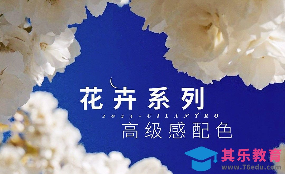 花卉系列高级感配色-审美提升与配色纯享[虎课网平面设计视频教程][图片排版配色MP4高清全集 ]-第1张图片-我要自学网