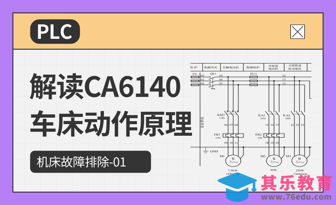 解读CA6140车床动作原理-机床故障排除01[虎课网最新视频教程][免费高清MP4教程全集 ]-第1张图片-我要自学网