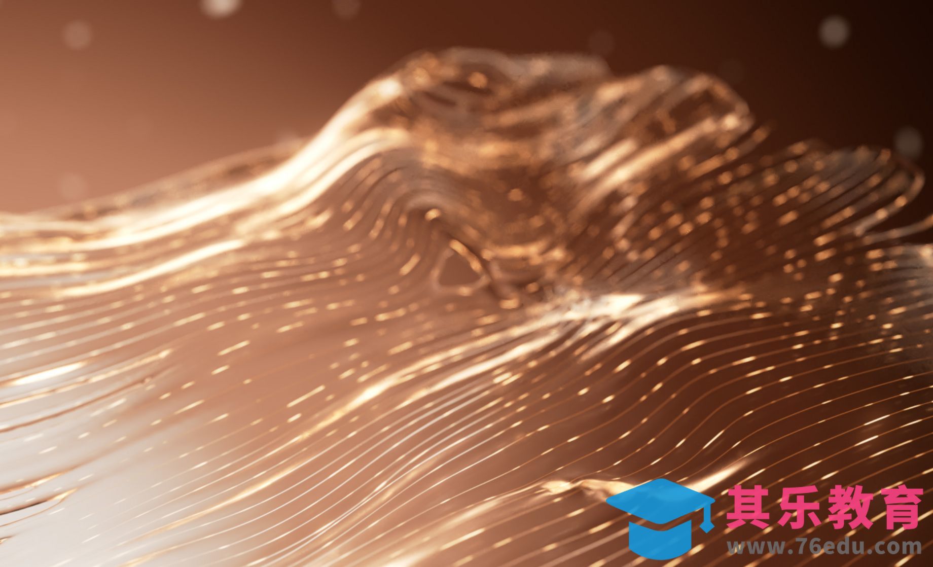 C4D质感绳索光线起伏波动[虎课网C4D设计视频教程][产品数码建模MP4教程全集 ]-第1张图片-我要自学网