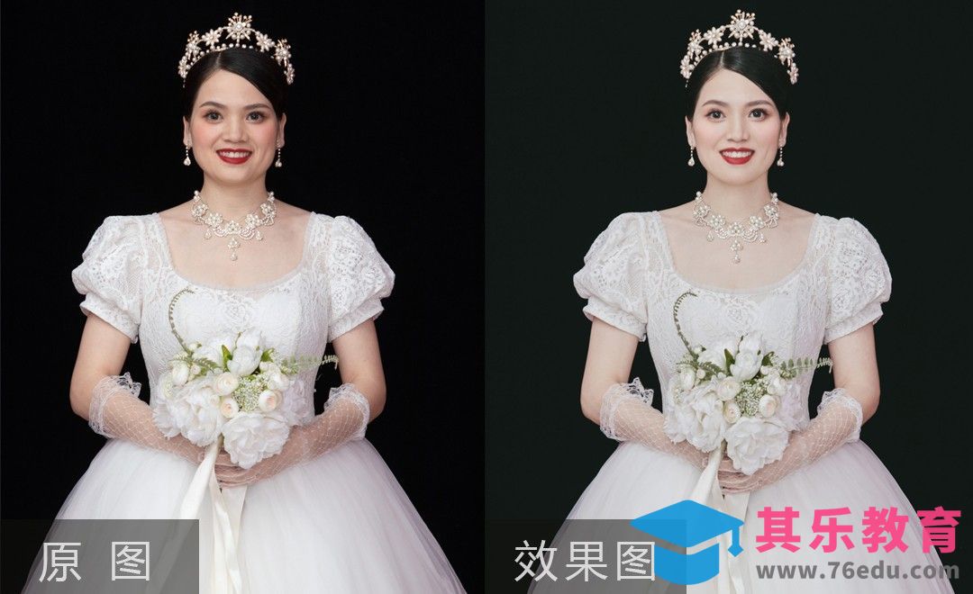 PS-婚纱人像形态矫正与色彩微调婚礼客片举例[虎课网手机摄影入门视频教程][MP4产品摄影教程全集 ]-第1张图片-我要自学网