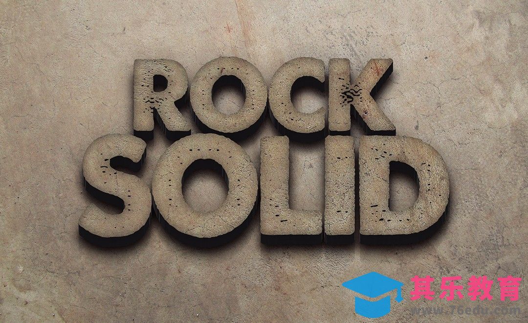 PS-ROCK[虎课网平面设计视频教程][字体设计教程MP4高清全集 ]-第1张图片-我要自学网