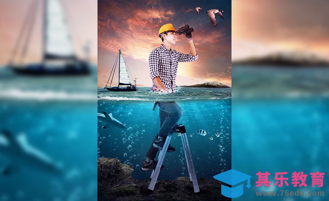 PS-工人的奇思妙想[虎课网平面设计视频教程][图片排版配色MP4高清全集 ]-第1张图片-我要自学网