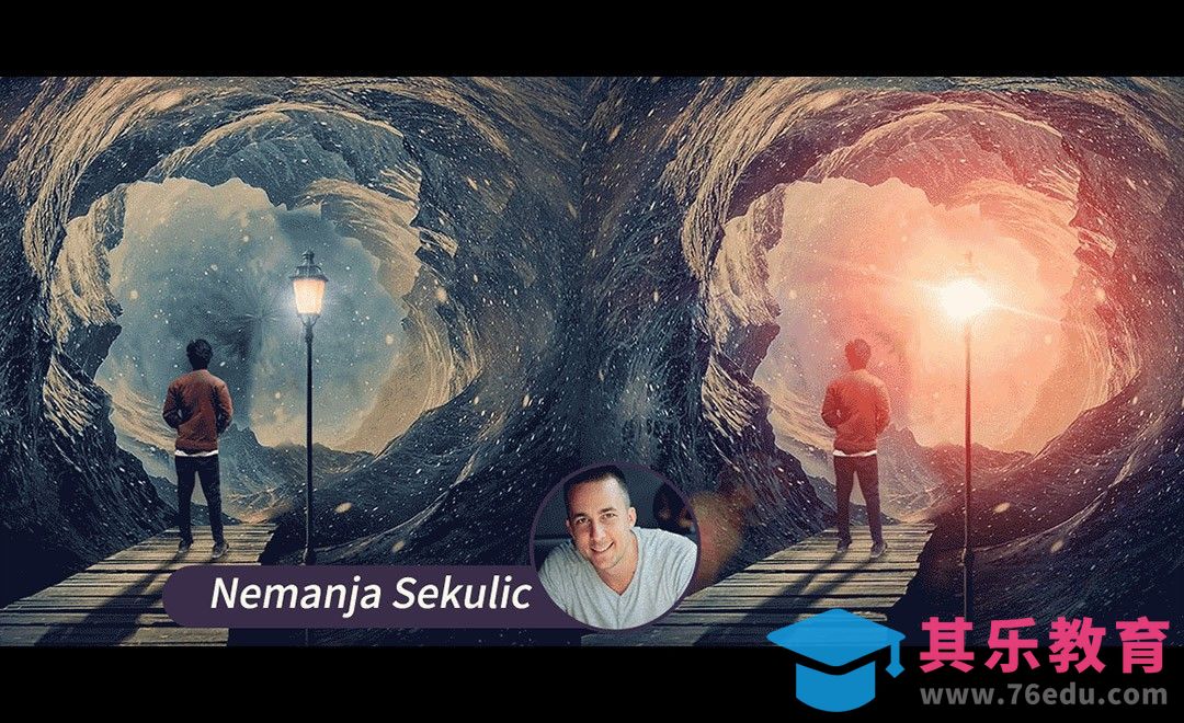 PS-制作绚丽的光晕及闪光效果[虎课网最新视频教程][免费高清MP4教程全集 ]-第1张图片-我要自学网