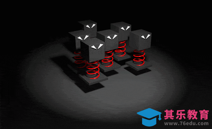C4D-弹簧boy动画效果[虎课网C4D设计视频教程][产品数码建模MP4教程全集 ]-第1张图片-我要自学网