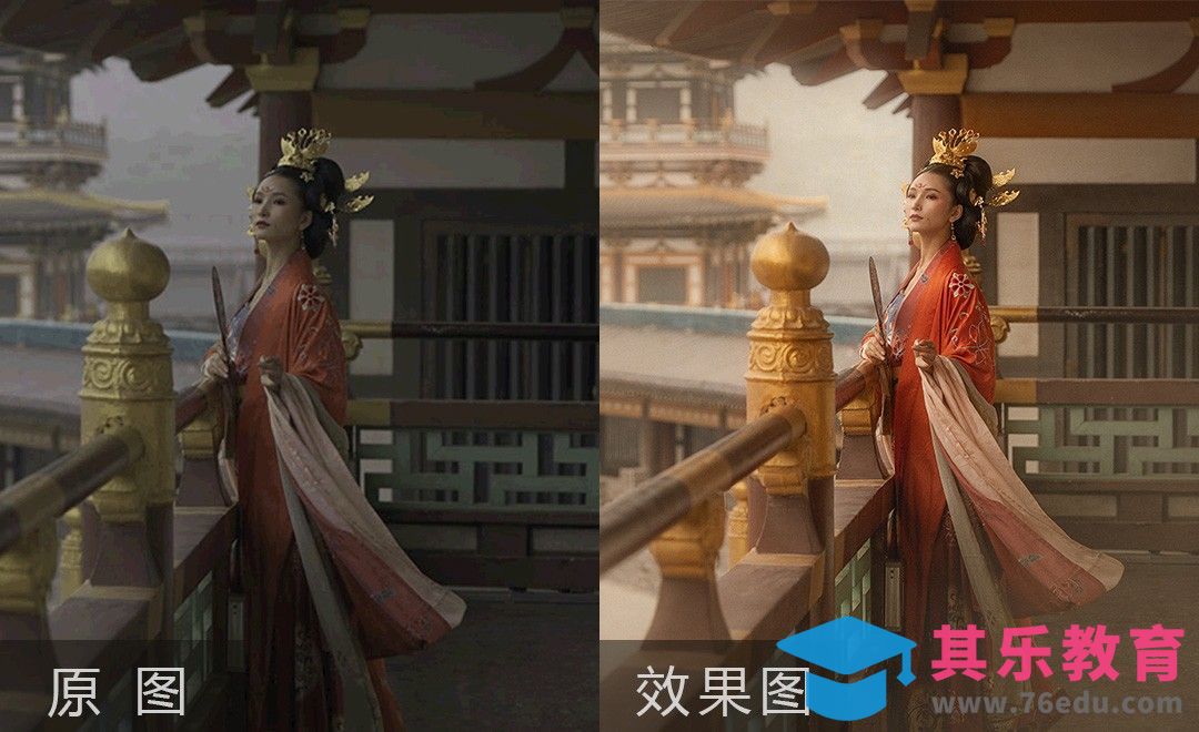 PS-唐城古风人像后期修图[虎课网手机摄影入门视频教程][MP4产品摄影教程全集 ]-第1张图片-我要自学网