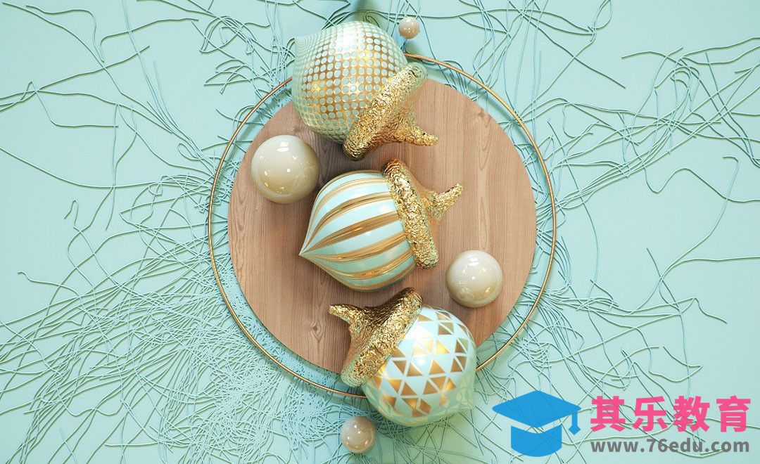 C4D-松子案例（上集）[虎课网C4D设计视频教程][产品数码建模MP4教程全集 ]-第1张图片-我要自学网