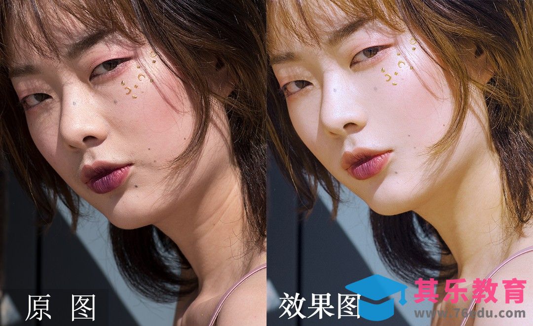 PS+LR-粉色少女妆人像精修[虎课网手机摄影入门视频教程][MP4产品摄影教程全集 ]-第1张图片-我要自学网