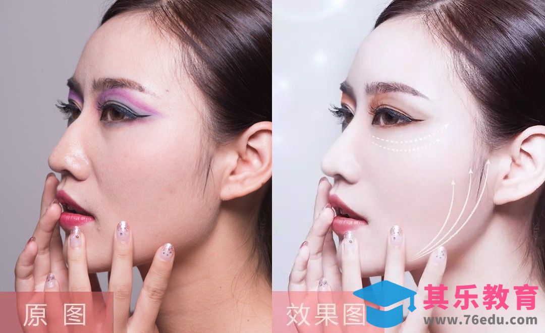 PS-美容院美白模特精修[虎课网手机摄影入门视频教程][MP4产品摄影教程全集 ]-第1张图片-我要自学网