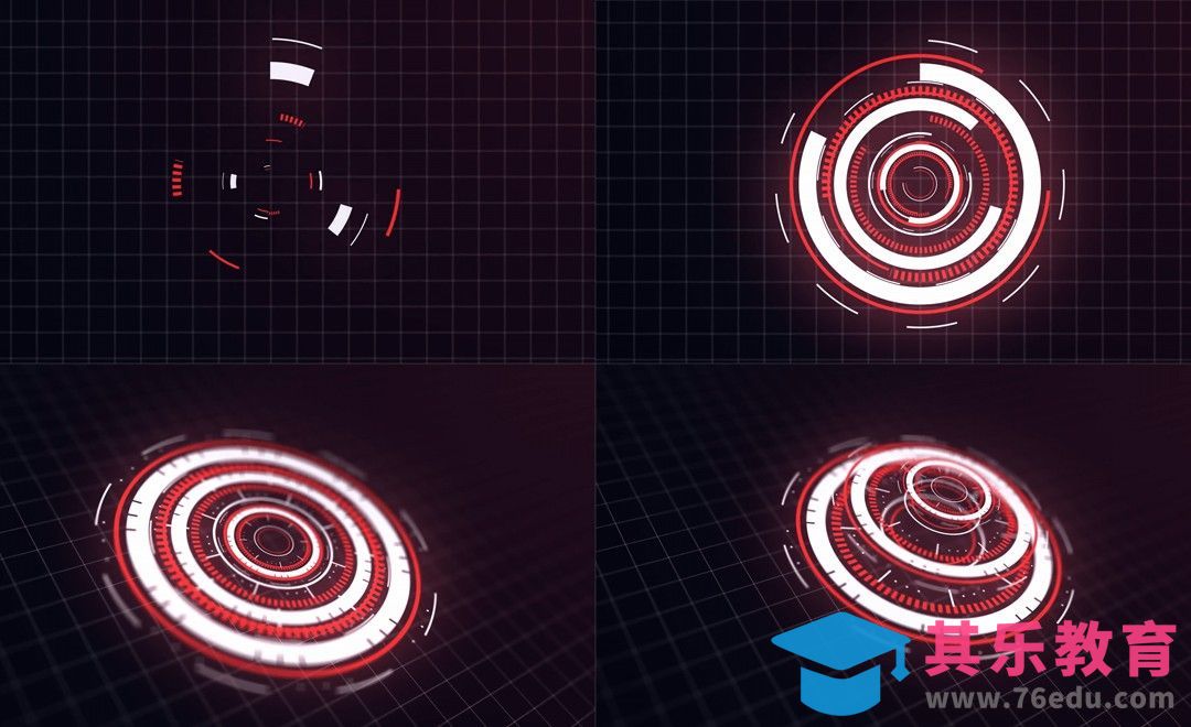 AE-未来科技感HUD图形动效[虎课网最新视频教程][免费高清MP4教程全集 ]-第1张图片-我要自学网