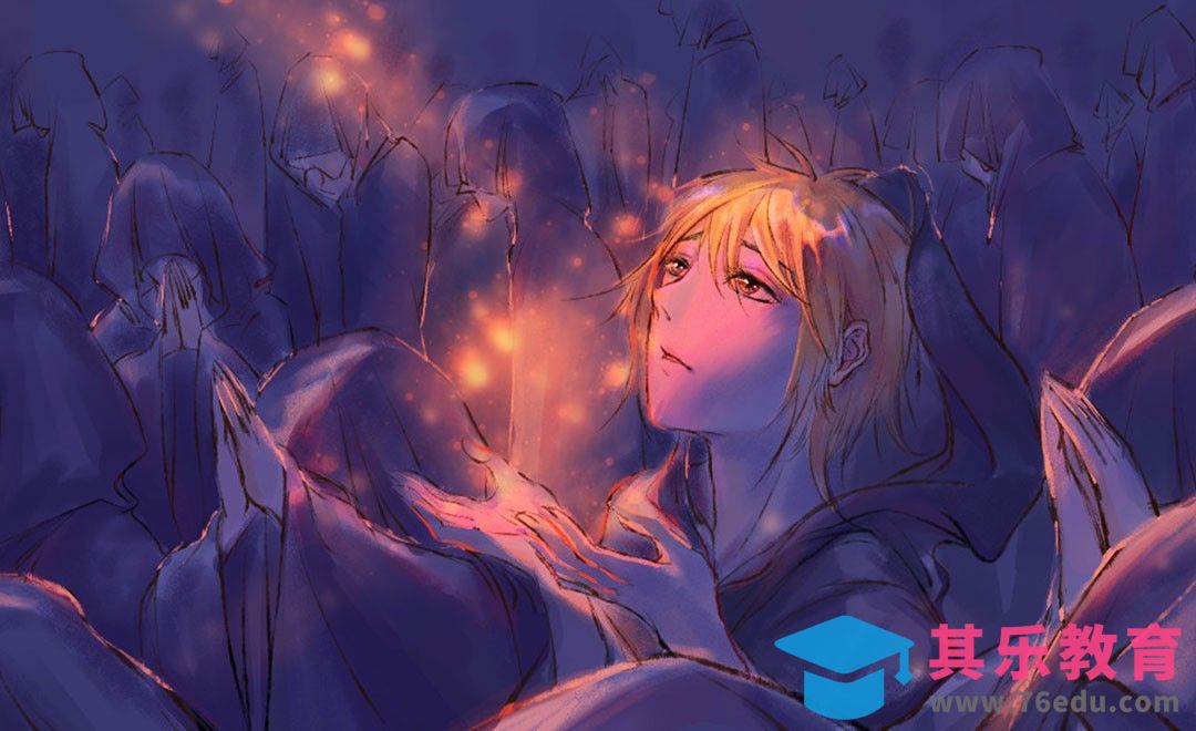 SAI2-板绘插画-被光照射的少年[虎课网绘画插画视频教程][ipad商业插画MP4教程全集 ]-第1张图片-我要自学网