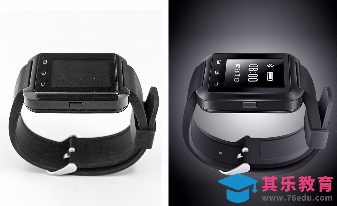 PS-电子手表精修[虎课网电商产品精修视频教程][最新PS修图教程全集MP4 ]-第1张图片-我要自学网